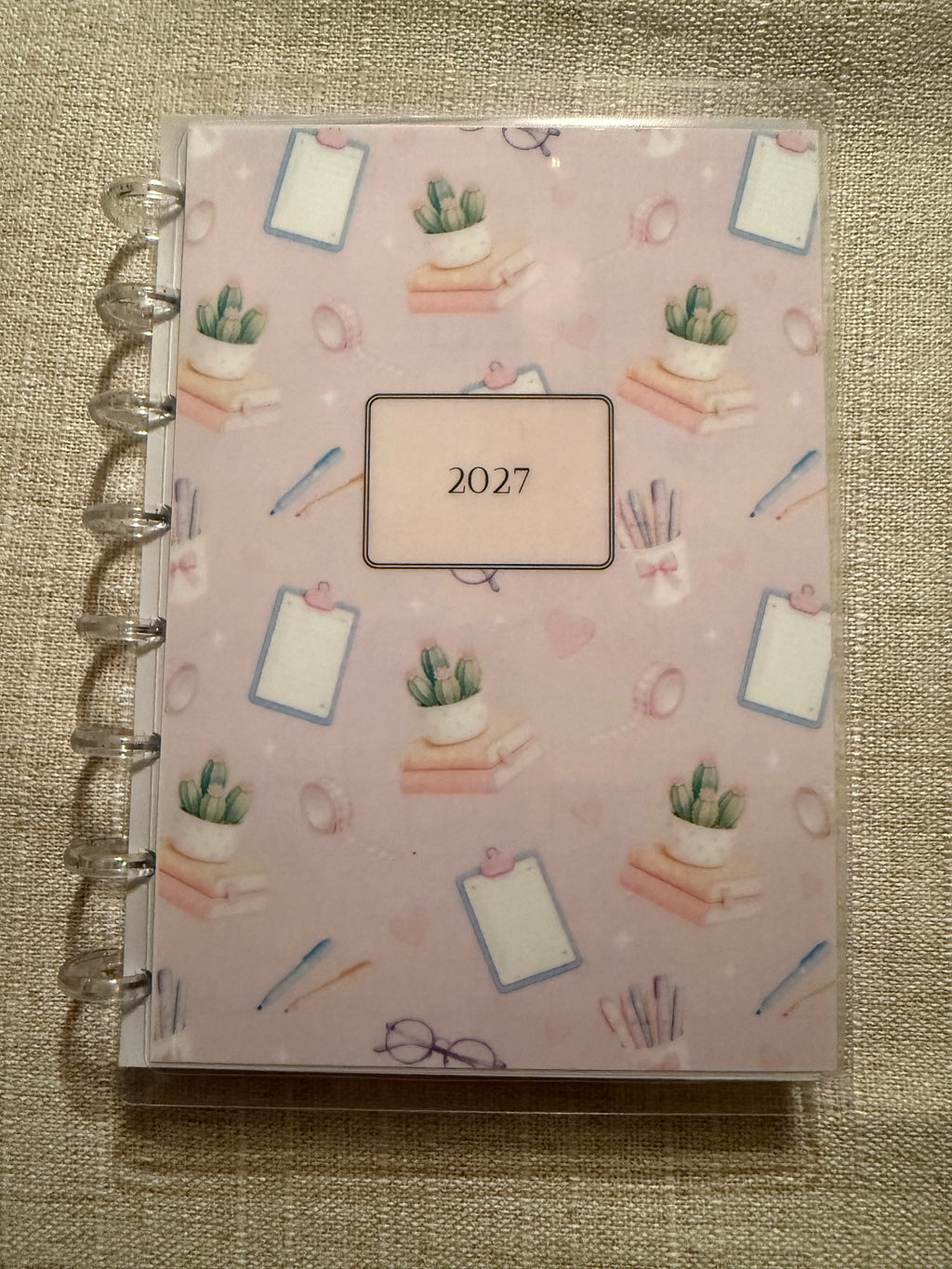 2027 Daily Disc A5 Planner | Cactus & Notes