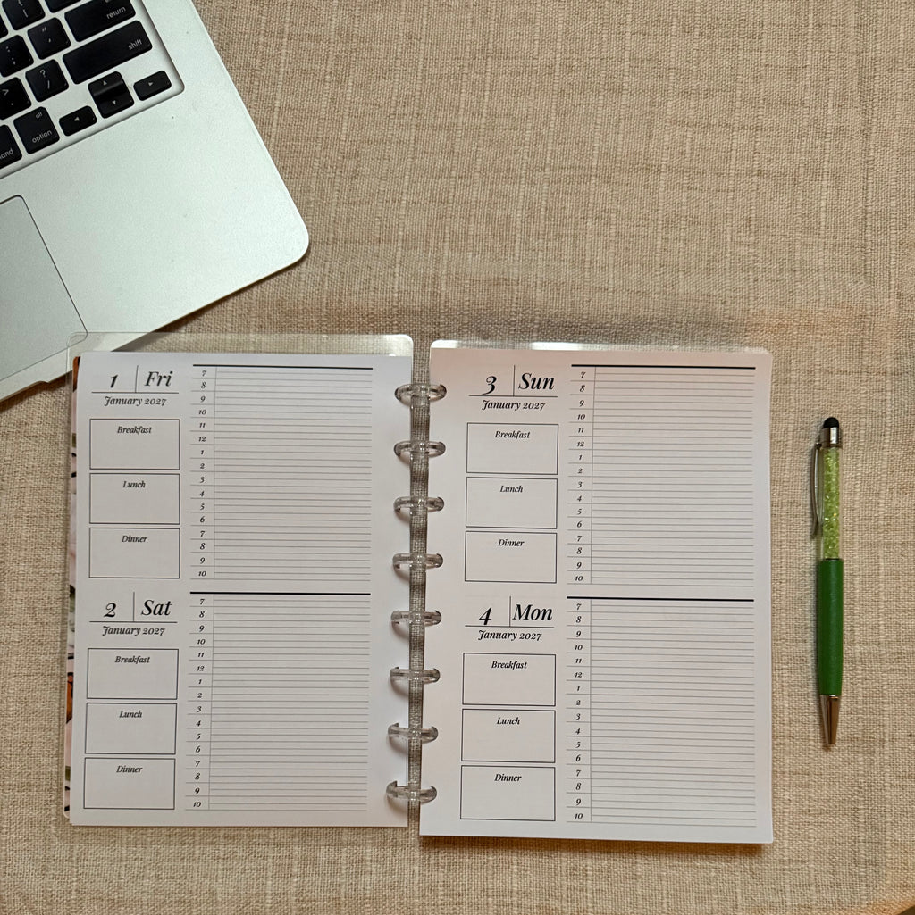 2027 Daily Disc A5 Planner | Cactus & Notes